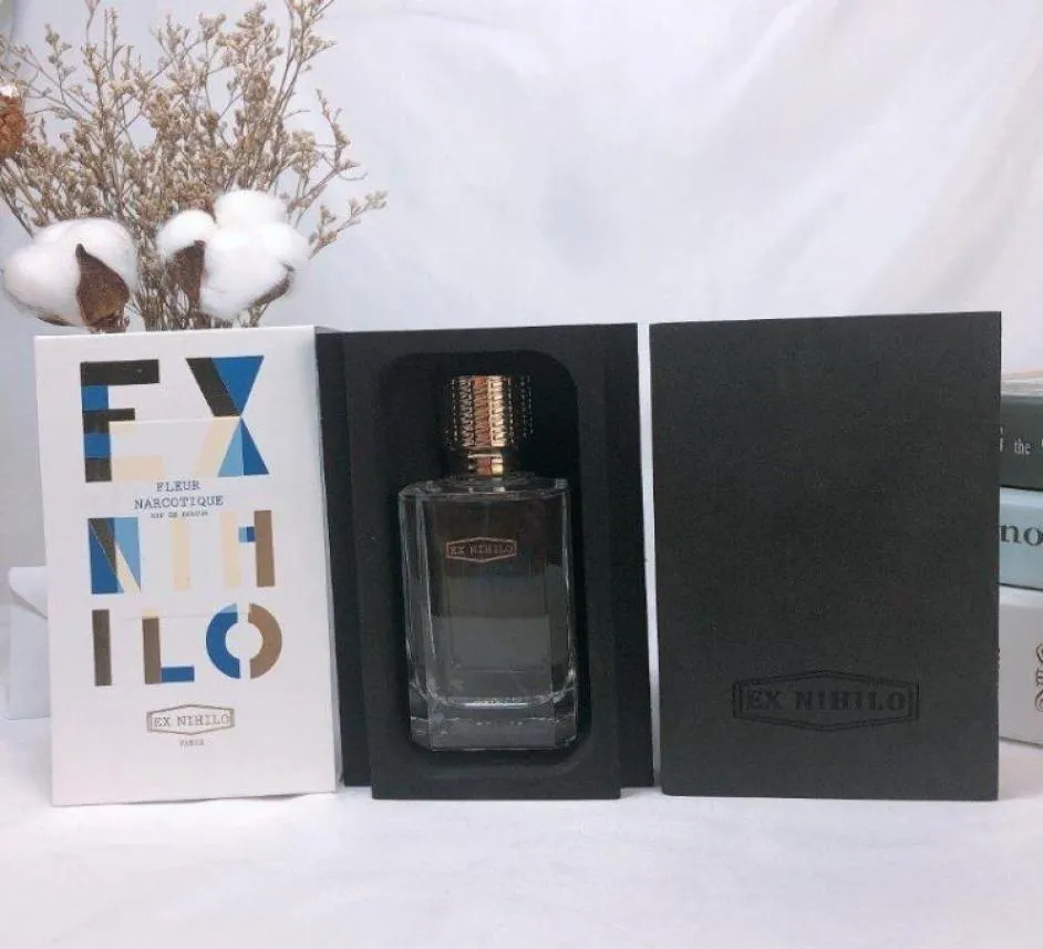 Perfume de lujo Fleur Narcotique EX NIHILO Paris 100 ml Fragancias Eau De Parfum Tiempo de larga duración Buen olor Envío rápido6127937