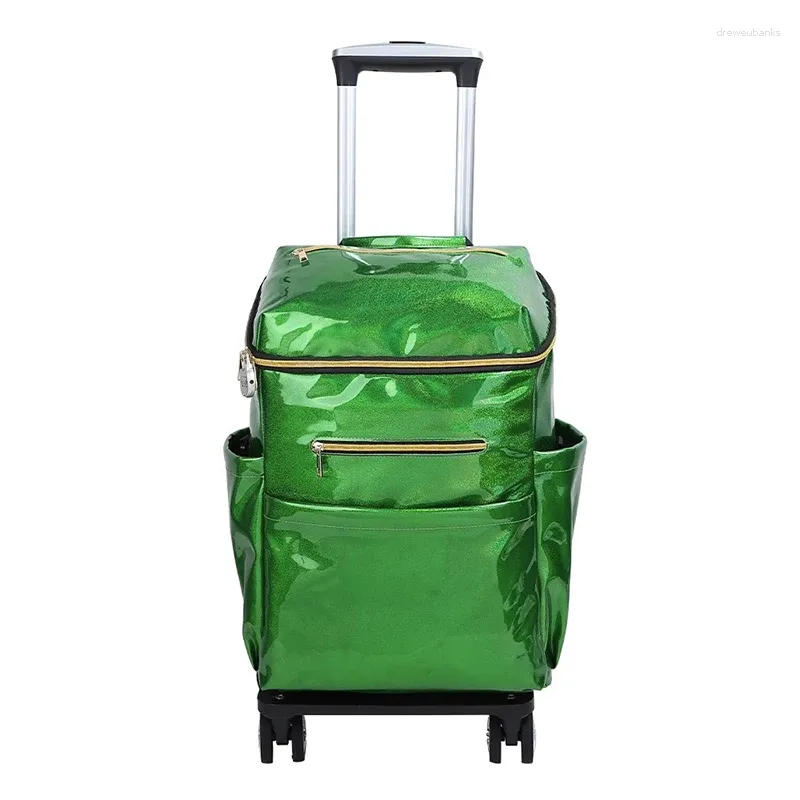 Suitcases XZAN Shopping Cart Small Suitcase Waterproof Lightweight Handbags Large Capacity Thermal Insulation Bag Luggage Trolley Foldable