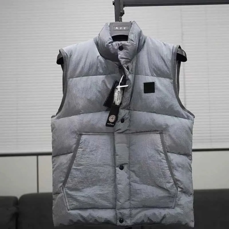 Parkas pour femmes Street Outdoor Island Gilet en duvet pour hommes et femmes imperméable en duvet de canard blanc veste sans manches de haute qualité vêtements d'hiver J231227