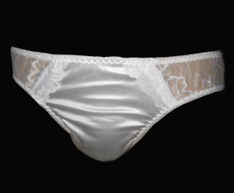 Män sexig siden sissy trosor spetsar trosor påse underkläder män underkläder gay kort ropa interiör hombre jockstrap j1907156760687