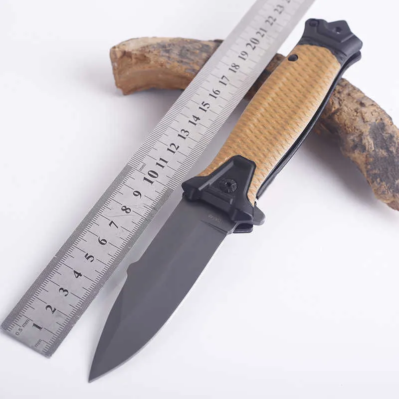 Handle aluminum sheet 3D printing outdoor folding knife multifunctional camping survival portable self-defense