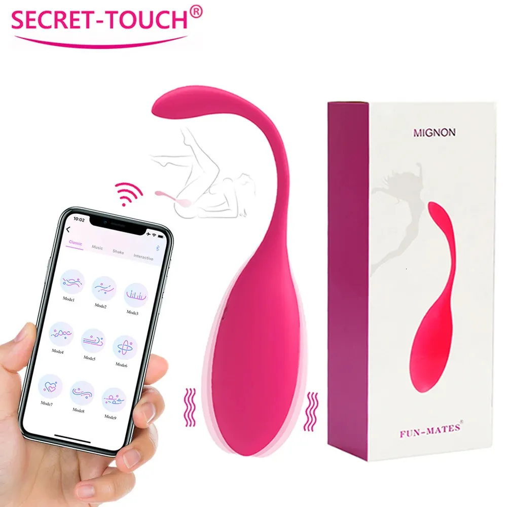 Wireless APP Remote Control Vibrator Vagina Shrinking Kegel Ball GSpot Clitoris Stimulator Vibrating Egg Sex Toys for Women 240102