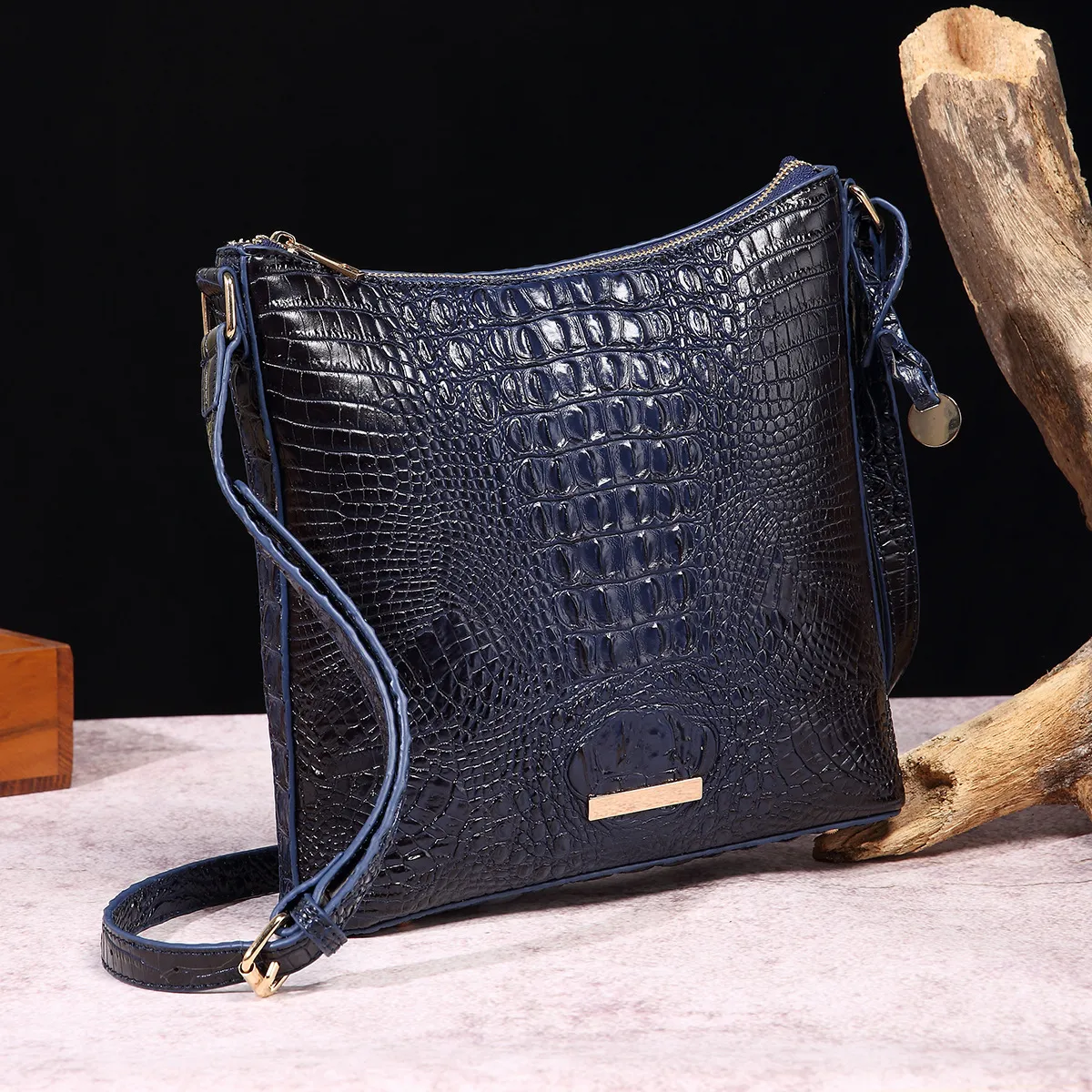 Real Leather Brahmin Shoulder Bag Original Designer Woman 