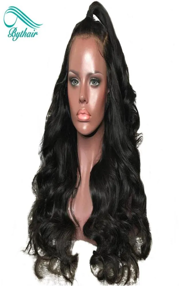 Bythair 130 150 Density Pre Plucked Human Hair Lace Front Wigs With Baby Hair Silk Base Full Lace Wig For Women1971545