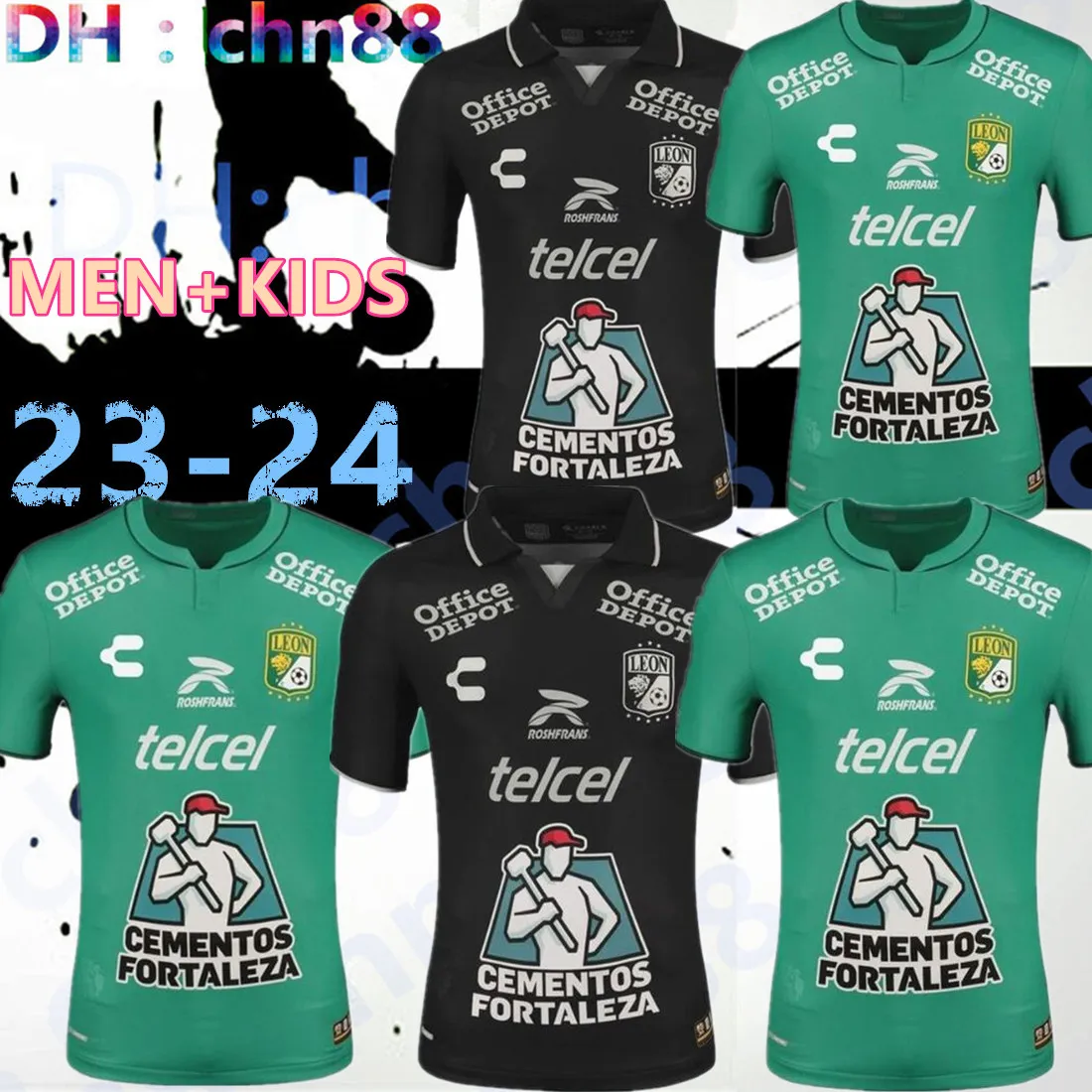 23 24 Liga MX Club Leon Soccer Jerseys CAMPBELL DAVILA MENA LUIS MONTES