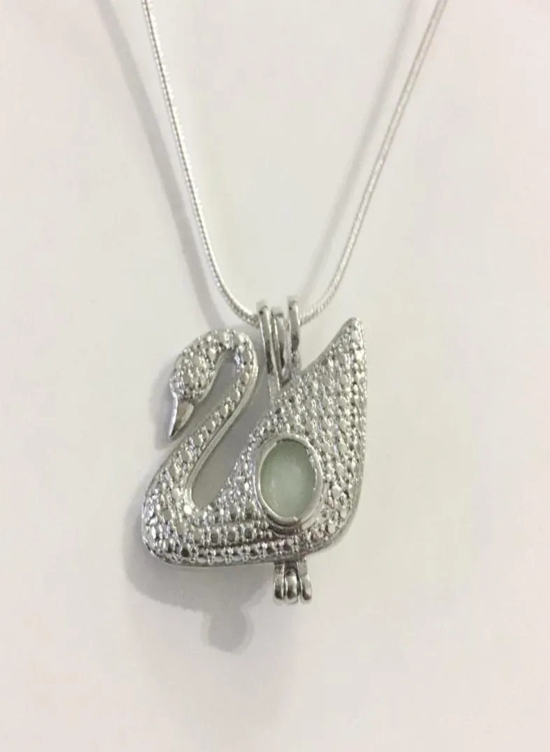 18KGP médaillon Cages peut contenir une perle de 8mm perle Cage pendentif montage bricolage mode collier bijoux Fitting1458130