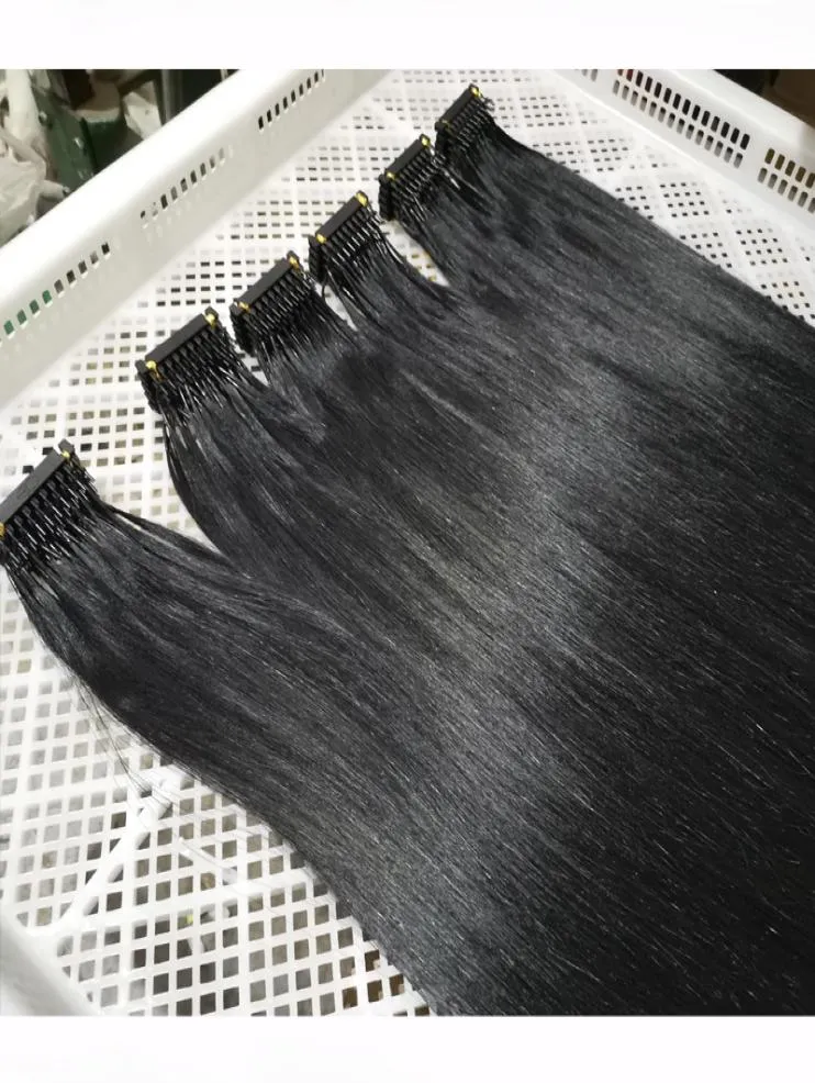 2020 nova extensão do cabelo 6d1 preto natural pré bond i ponta extensão do cabelo 200 fios 100g 100 remy cabelo humano tomada de fábrica 14288926861