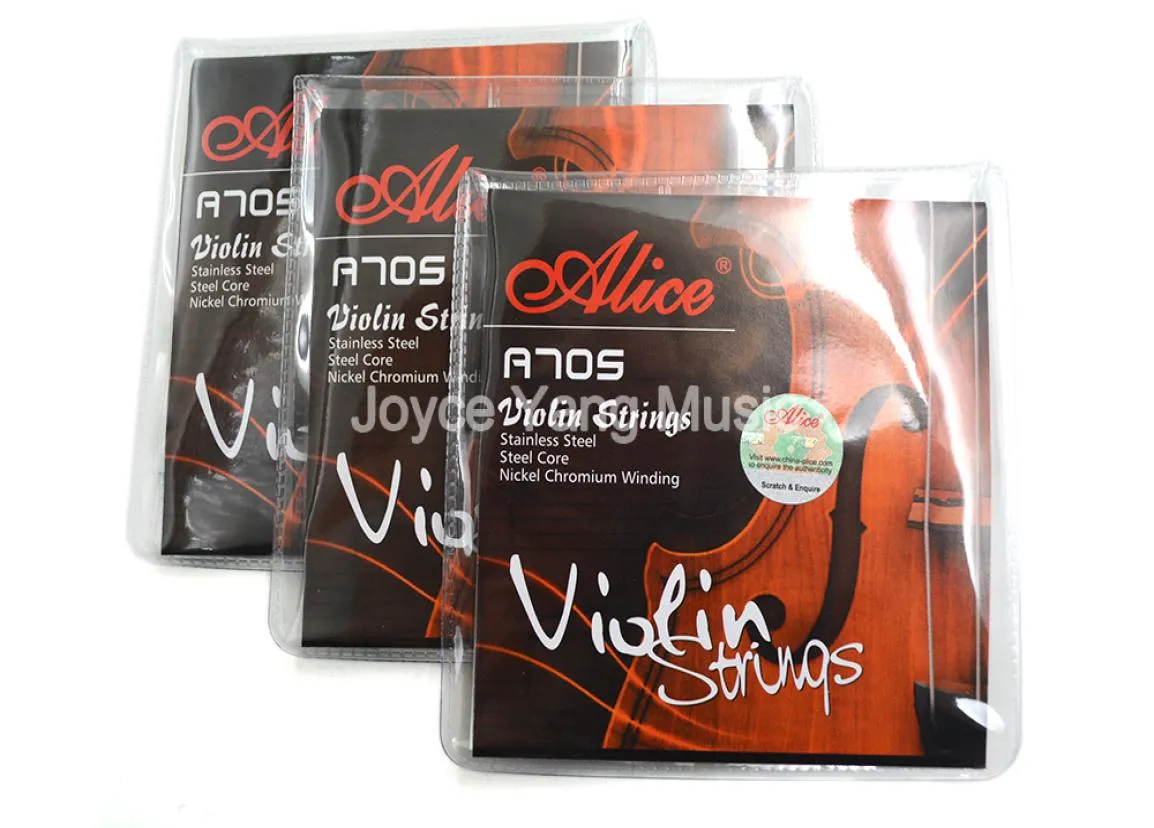 3 Sets Alice A705 Violin Strings 4 Strings Stainless Steel StringsSteel CoreNickel Chromium Wound Strings 1330056