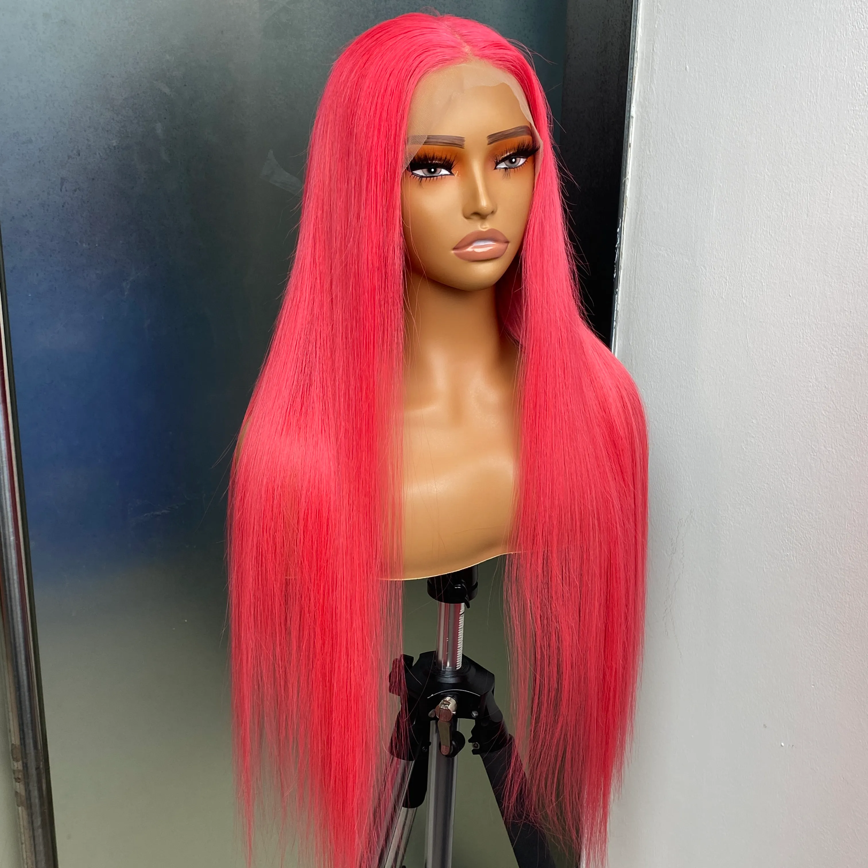 Red Beauty  Malaysian Remy Full Lace Wig 26 inches Wholesale Price Malaysian Peruvian Indian Brazilian 1b/Wine  main image 2