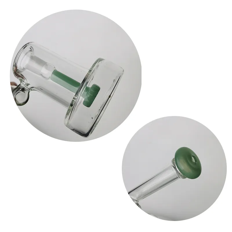 NMH-14 Mini narghilè in vetro Bong Recycler fumatori Pipa ad acqua Dab Rig Altezza 15 cm con giunto 14 mm