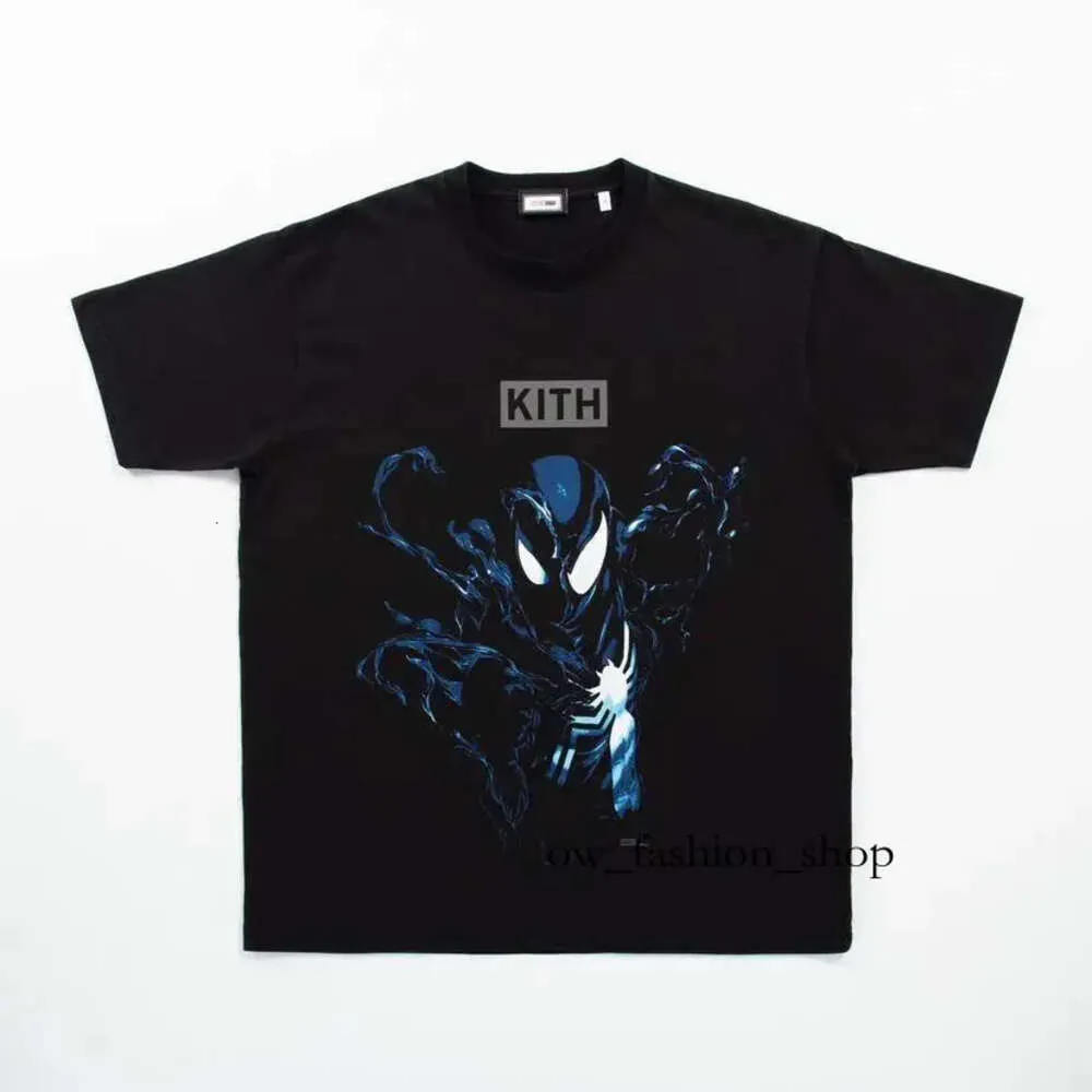 Projektant Kith X Ksubi Letter TEE Umyj bawełniany plon streetwear Jakość T-shirt t-koszulka grafika dla mężczyzn vintage męskie odzież Oważna 103 683