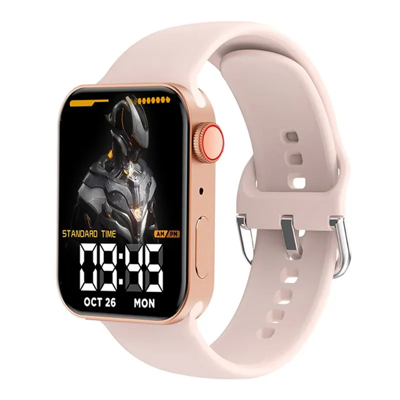 Smart Uhr I19 1,75 Zoll DIY Gesicht Armbänder Herzfrequenz Männer Frauen Fitness Tracker T100 Plus Smartwatch Für Android IOS telefon