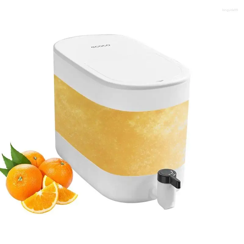 Water Bottles 4L Drink Dispenser Large Capacity Cold Beverage Kettle Leak Proof Lemonade Orange Juices Container For Fridge Summer Use