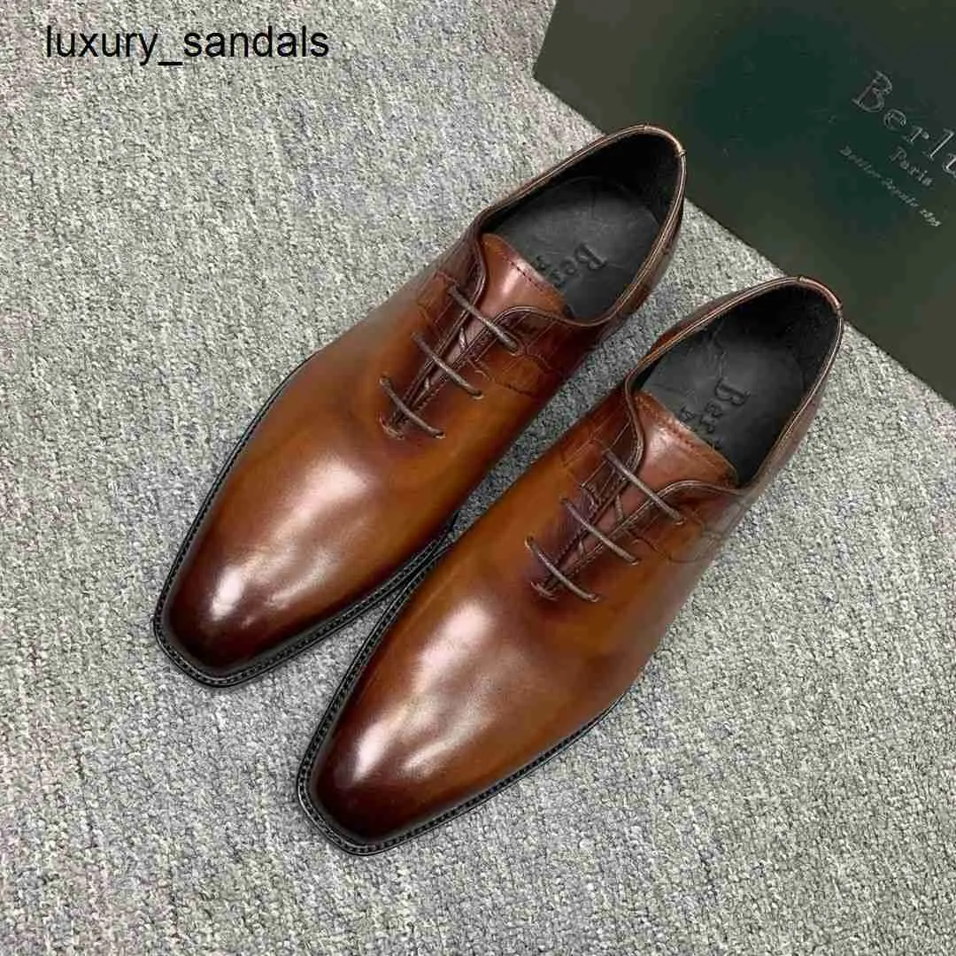 DHgate.com:Berluti Mens Leather Oxford Shoes, Venezia Calf