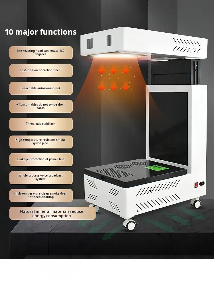Домашнее автоматическое зажигание, бесшумное и бездымное устройство для прижигания, интеллектуальная универсальная машина для всего тела, дымоотвод для салона красоты Hifu Alma