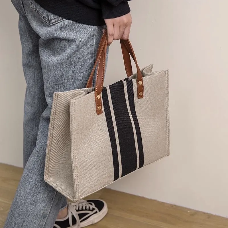 Sac de créateur avec étiquette arrière en toile de mode, sac à main Marc, poignée de sac de styliste, pratique, capacité classique, sacs à bandoulière décontractés pour femmes