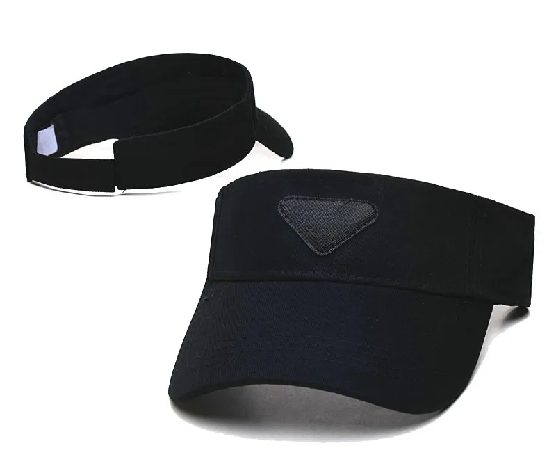 Casquette de tennis avec logo triangulaire pour hommes et femmes, visière de styliste, vente en gros, pare-soleil d'extérieur à la mode, casquette de baseball