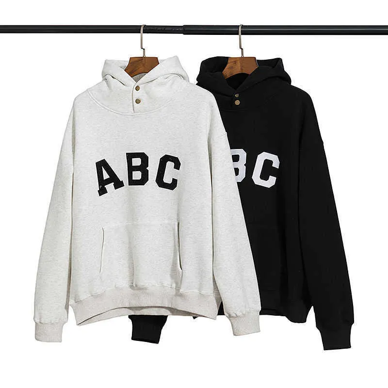 Men's sweatshirt designer hoodie Women's fashion loose street casual enthusiast Sportswear Top edition Fashion brand 22 Autumn New Fog Season 7 main line Abc