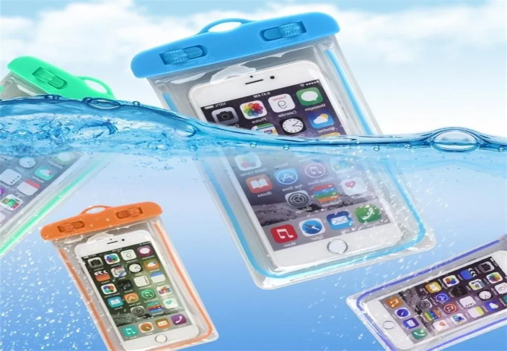8 kleuren Waterdichte tas voor mobiele telefoon Zwembad Onderwater Dry Bag Case Cover voor telefoon Watersport Zwembadtelefoons Duiken Eq4247934