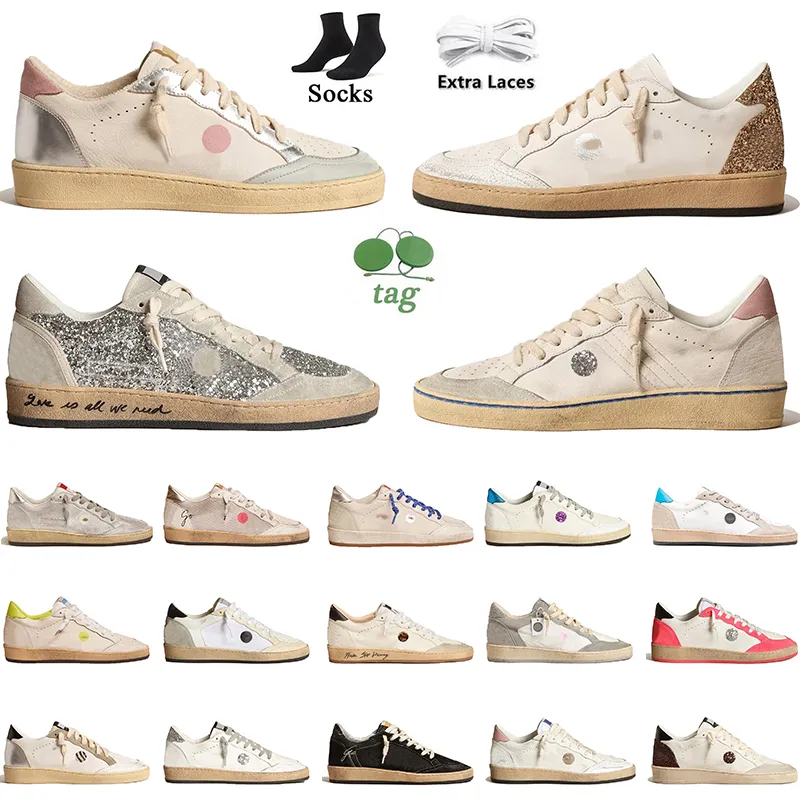 Chaussures de sport Designr Sneakers Marque italienne Super-Star Plate-forme en cuir nappa blanc Rose Rouge Imprimé léopard scintillant Super étoiles Femmes Hommes Baskets Marche US 12