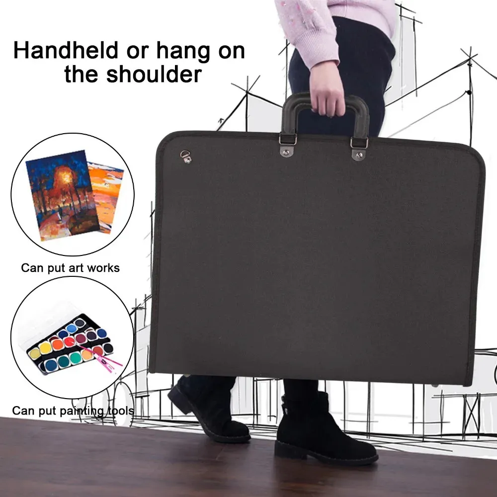 Wholesale A2 A3 Portfolio Expanding Painting Folder Bag File Organizer ...