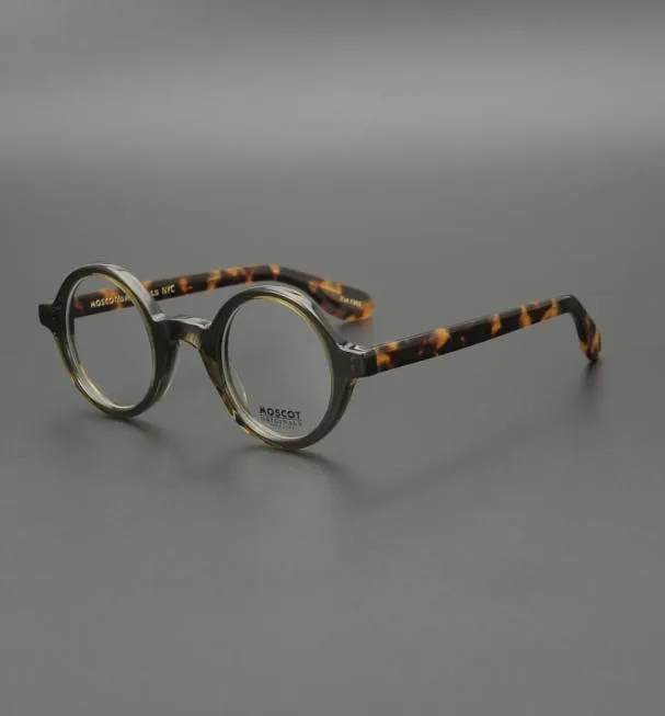 Vintage antyblue światła czarna okrągła rama okularów Kobiety oko oka retro oko oka rama mężczyźni przezroczyste soczewki okular unisex shades8881560
