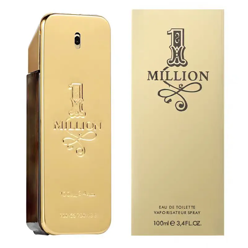 Mens Eau de Toilette Spicy Woody Tone Parfym Gold Brick Bottle 100 Ml Designad för High Fashion Men Long Lasting Fragrance