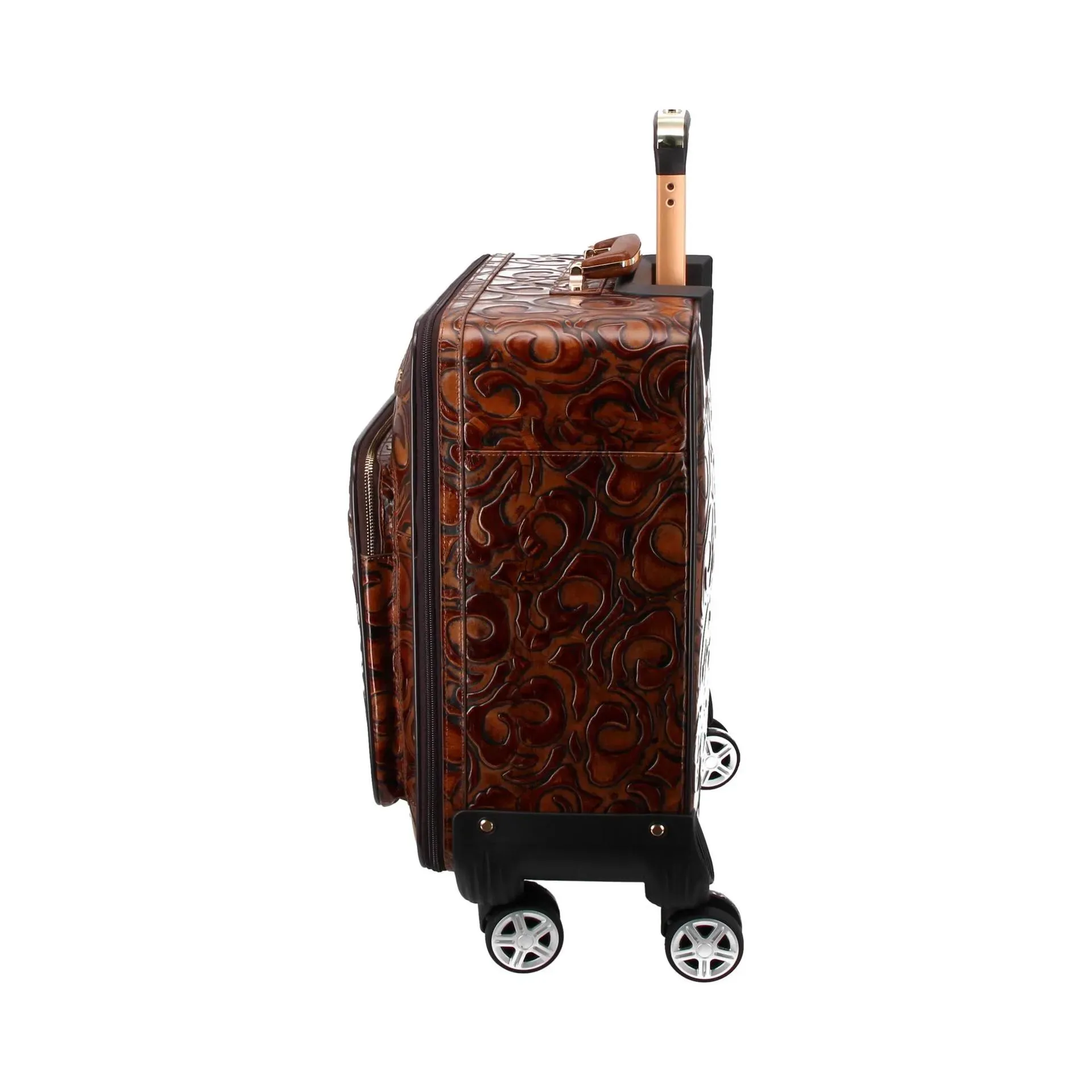 Malas 2 Suitcase Famoso Designer Conjunto de Bagagem, Alta Qualidade U Bolsa de Mala de Couro, Rodas Universal Banda Grande Capacidade Sacos de Viagem Duffel