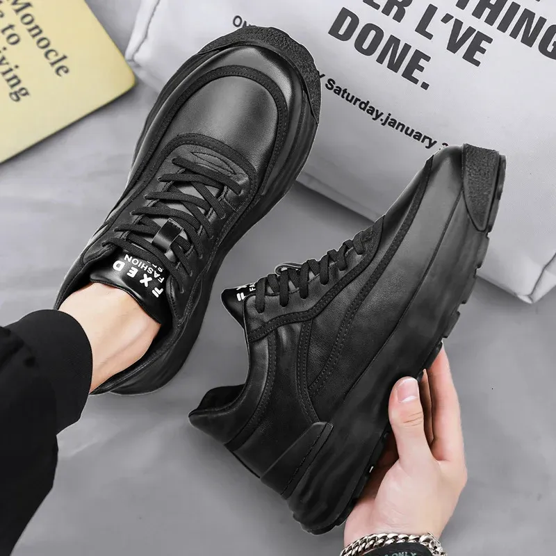 Original Men's Sports Shoe Trading High End Luxury Shoes Running Designer 2023 Novel Sales Trends Leather 240102