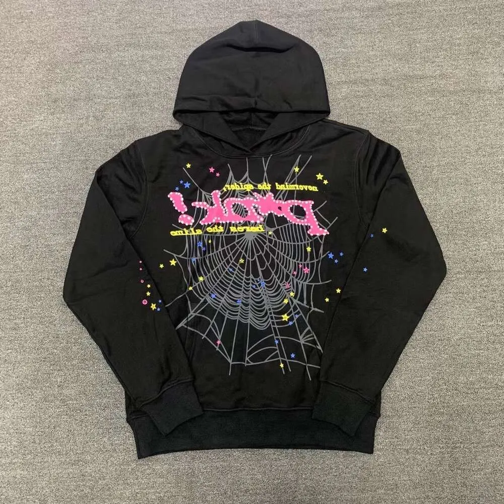 DHgate.com:Men's Hoodies 2023 Sky Blue Sp5der 555555