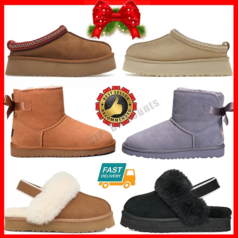 australia platform UG mini ultra snow boots winter ugh classic ankle boots soft comfortable sheepskin tazz chestnut sand mustard seed booties slippers