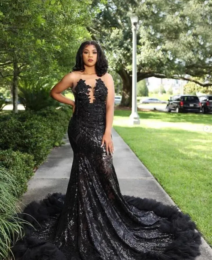 jasmine glitter formal dress black ZAPAKASA Women Sparkly Gold Mermaid Long Sequins Strapless Formal Dress  with Slit Sweetheart Party Dress main image 1