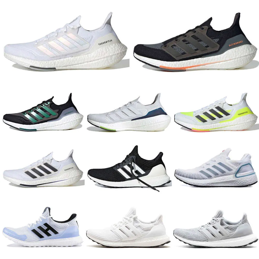 Кроссовки Ultraboosts 20 UB 21 Мужская спортивная обувь Ultra 4.0 5.0 Core Triple Black White Purple Dash Grey Solar Blue Metallic Tech Indigo Женские теннисные дизайнерские кроссовки S98