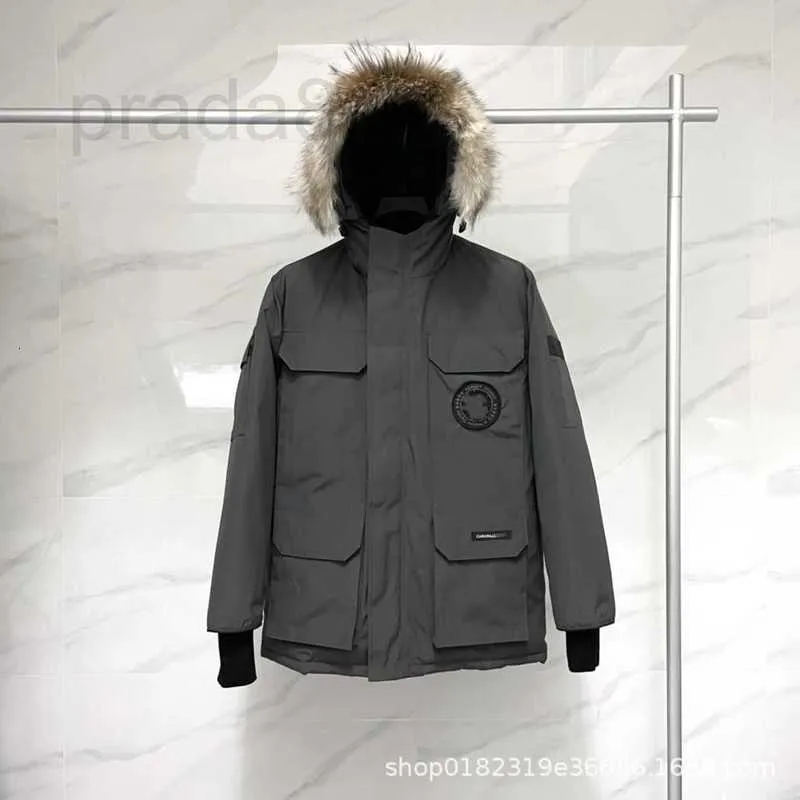 Parkas pour hommes Designer Outil de chaleur d'hiver Canada Version haute Automne et mode Veste polyvalente coupe-vent imperméable pour femme Black Label YEDV