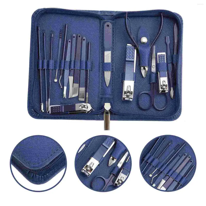 Kits d'art d'ongles, ensemble de ciseaux coupe-cuticules, Kit de manucure professionnel, accessoire de pédicure