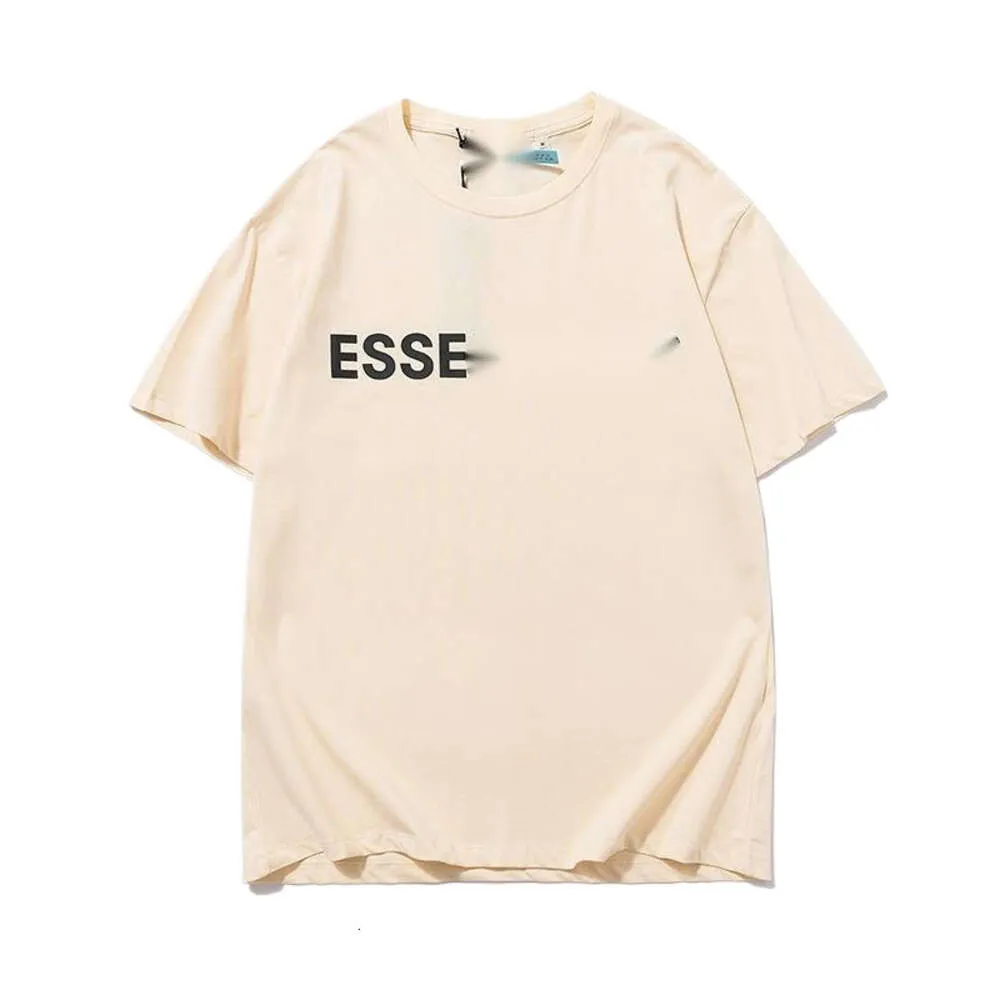 Esstenial Designer T-shirt Topkwaliteit Ess Heren T-shirts Fog Mode Paar Korte Mouw Katoen Straat En Dames