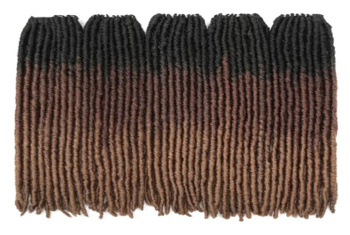 18 inch Dreadlocks Gehaakte Vlechten Gehaakte Hair Extensions Faux Locs Recht Synthetisch Vlechthaar Zachte Stijlen mode 2020 heel2246129