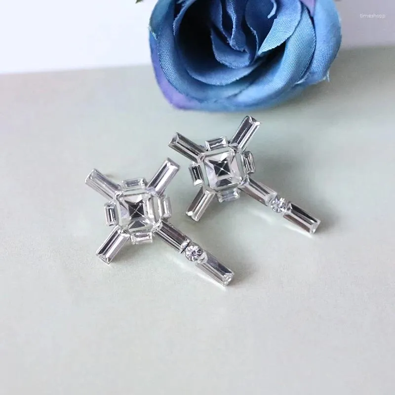 Stud Earrings VEYO Cross Design Crystal For Woman Fashion Jewelry