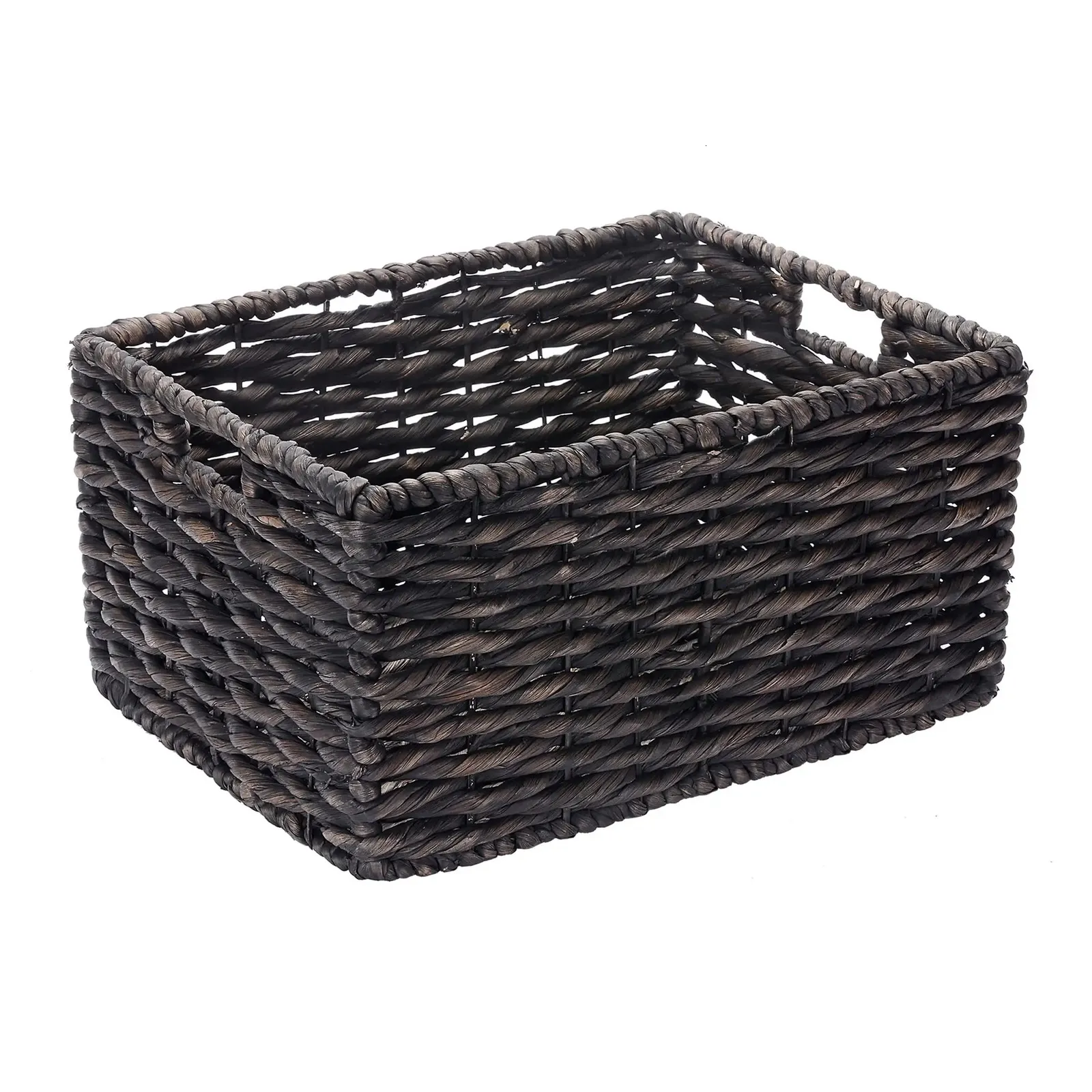 International Wicker Storage Basket Ensemble de 2 paniers en osier panier en rotin paniers à linge paniers de rangement 240103