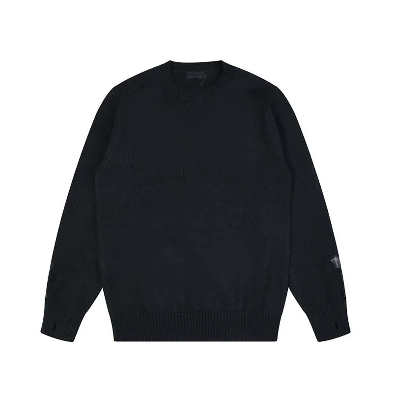 Mens Chron Sweaters Moda Erkekler Sıradan Yuvarlak Uzun Kollu Lüks Marka Sweater Erkek Kadın Mektup Baskı Sökümleri