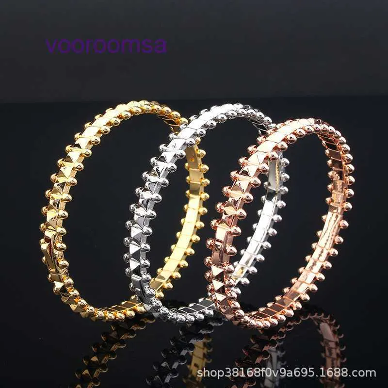 Bijoux de créateurs Bracelets classiques de pneus de voiture Bracelets pour femmes et hommes Nouveau diamant Ins Style Bracelet pour femmes Bague Lisse Set Live Hot avec boîte d'origine