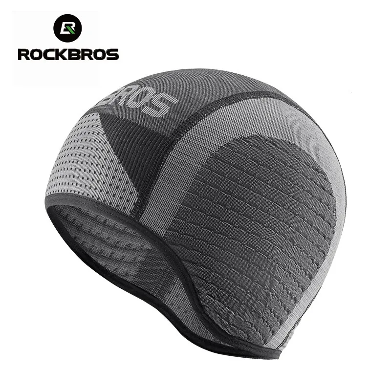 ROCKBROS Casquette de cyclisme Sports de plein air Cagoule Chapeau de moto Protection solaire Casquettes de vélo d'équitation coupe-vent VTT Bandana de cyclisme 240102