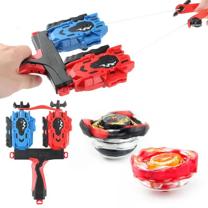 Launchers Beyblades Launchers Dual transmitter for beyblade left right and bidirectional wire transmitter blade burst accessory gyroscope tr