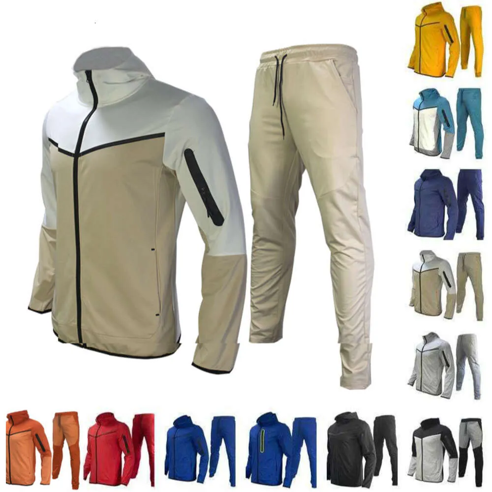 „Premium-Designer-Trainingsanzug-Set für Damen und Herren – stylischer Kapuzenpullover, Jogginghose und Tech-Fleece-Hose – ideal für Sport und Freizeit – erhältlich in 3XL-Größe“