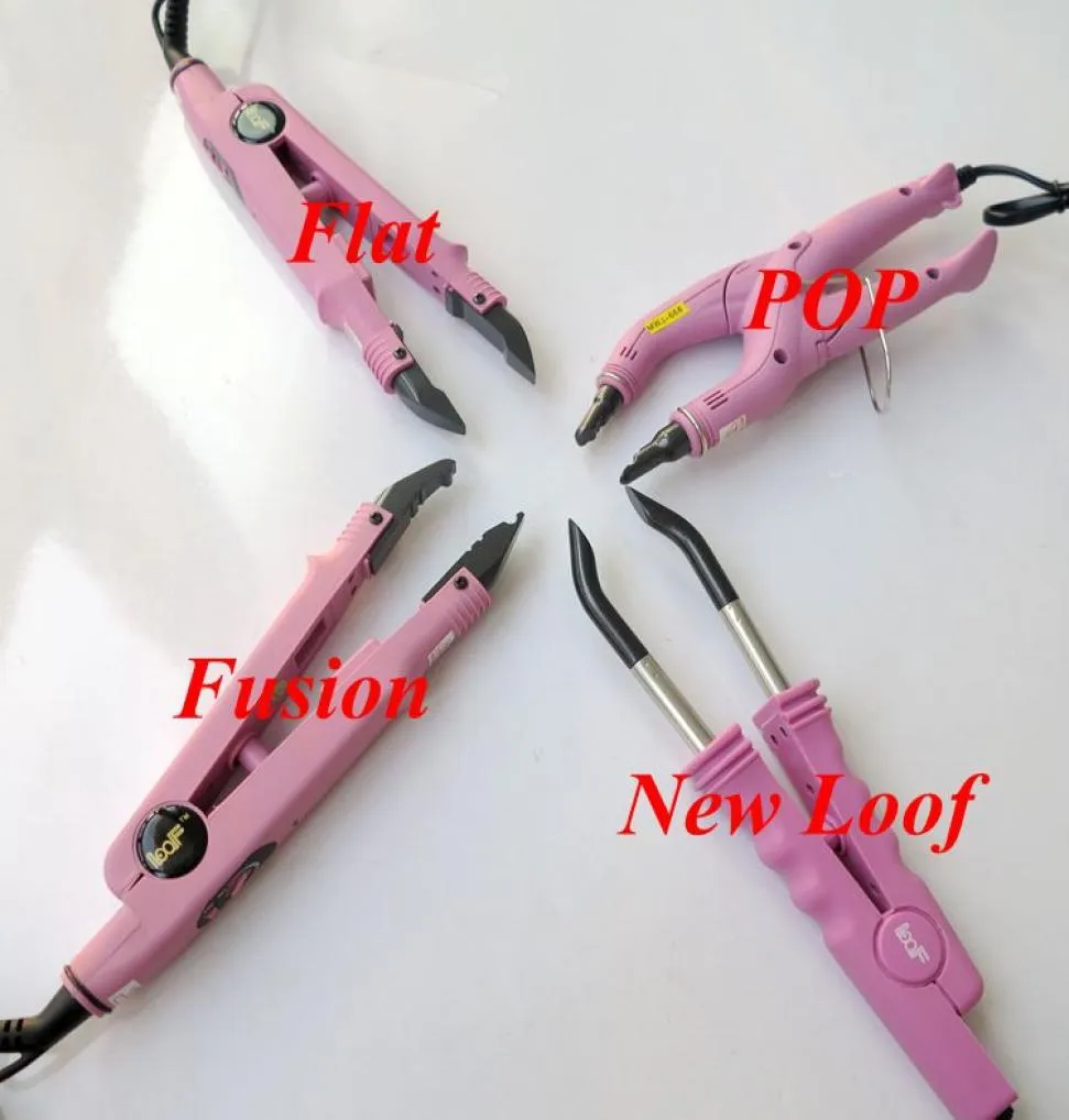 Professionelle Haarverlängerung Fusion Eisenverbinder Keratin Bonding Tool Einstellbare Temperatur Fusion Heat Connectors vier Typ 9239647