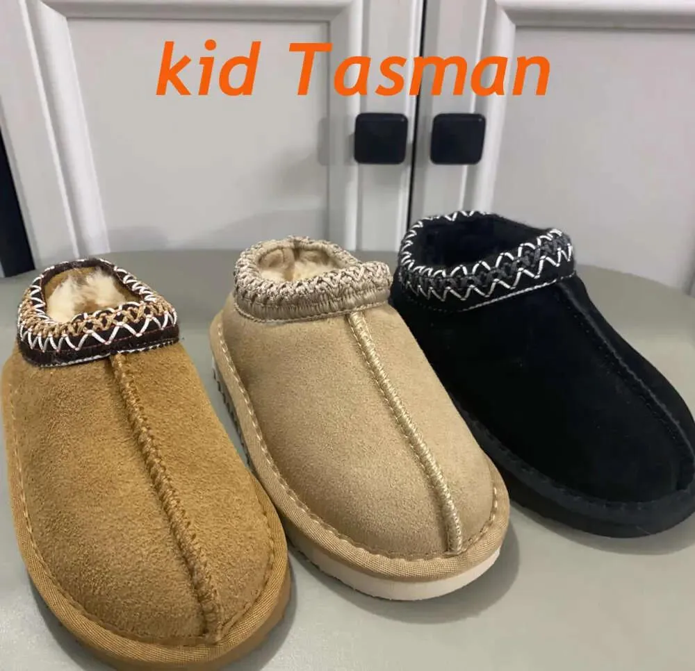 Slipper Australien Kids Toddler Tasman II Slippers Tazz Baby Shoes Chestnut Fur Slides Sheepskin Shearling Classic Ultra Mini Boot Winter M