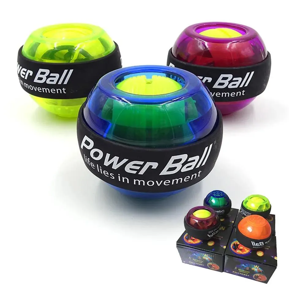 Akcesoria Gym Sprzęt LED Trener Ball Ball Gyroscope Wzmacniacz Gyro Power Ball Ramię Ćwiczenia Powerball Machine Sym305e
