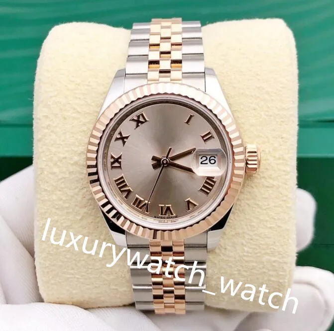 2024 Luxury Classic Womens Watch 69178 26mm/31mm Diamond Green Dial Sapphire Glassオートマチックゴールドステンレス鋼ブレスレットレディースウォッチ