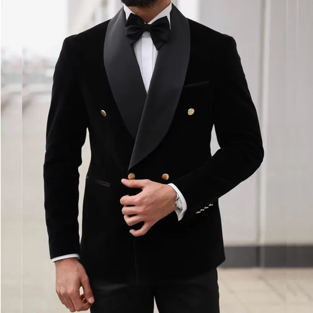 Nuovi uomini d'affari tailleur sposo groomsman festa di nozze ballo di fine anno formale smoking 2 pezzi set giacca e pantaloni A10