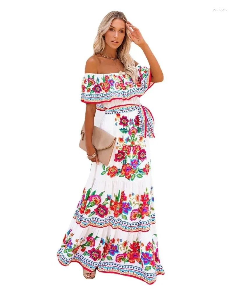 Casual Dresses Women Clothing Y2k Dress For Clothes Fashion Vintage Ethnic Style Elegant Summer Vestido De Festa Streetwear Party